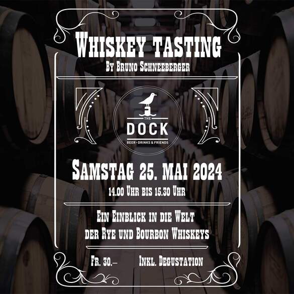 Whiskey Tasting Dock Bar Solothurn