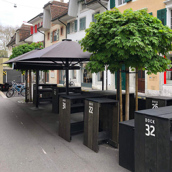 The Dock Bar Solothurn Terrasse Süd